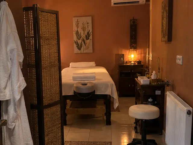 Paravanlı, mumla aydınlanan masaj odası — Güvercintepe, Masaj Salonun